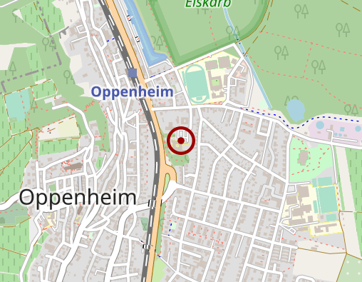 Karte: Stiftung Zivilhospital Altenzentrum Oppenheim