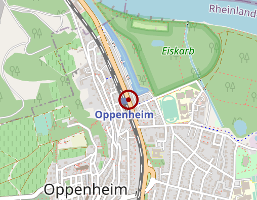 Karte: Deutsche Lebens-Rettungs-Gesellschaft OG Oppenhei e.V.