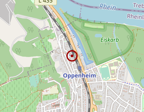 Karte: Taxi Oppenheim