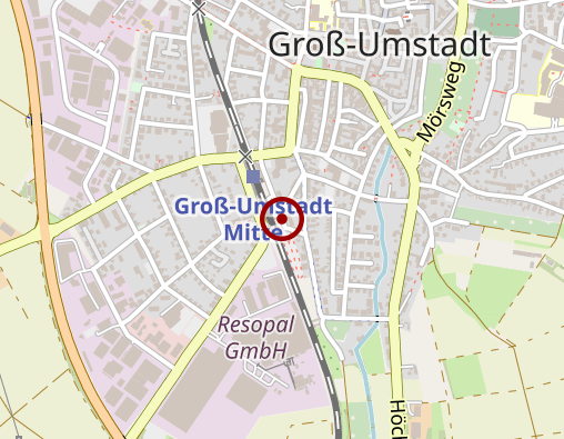 Karte: Diakoniestation Groß-Umstadt/Otzberg