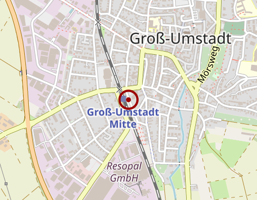 Karte: Ökumenischer Hospizverein Vorderer Odenwald e.V.