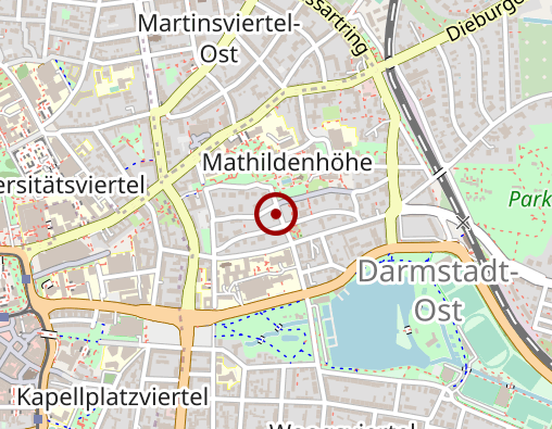 Karte: AGAPLESION ELISABETHENSTIFT gemeinnützige GmbH Wohnen & Pflegen Vollstationäre Dauerpflege