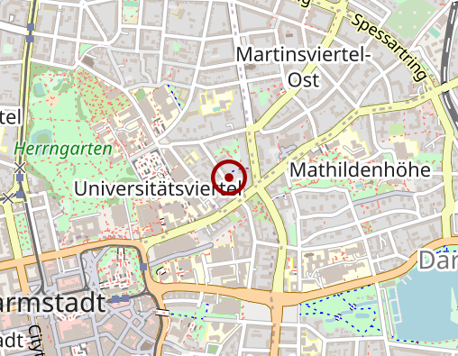 Karte: Lebenshilfe Darmstadt e.V. - Einzelbetreuung / Familienentlastende Dienste