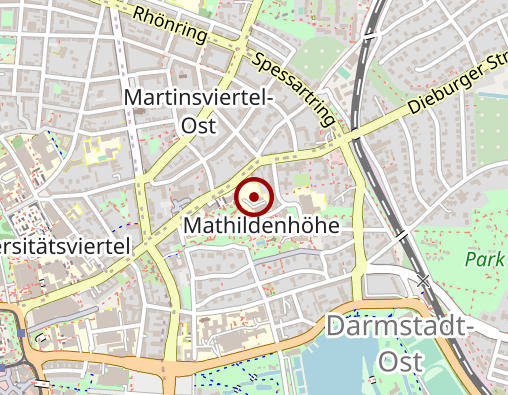 Karte: Alice Schwesternschaft vom Roten Kreuz Darmstadt e.V.