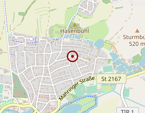 Karte: Bayerisches Rotes Kreuz Seniorenzentrum Tirschenreuth Haus Ziegelanger