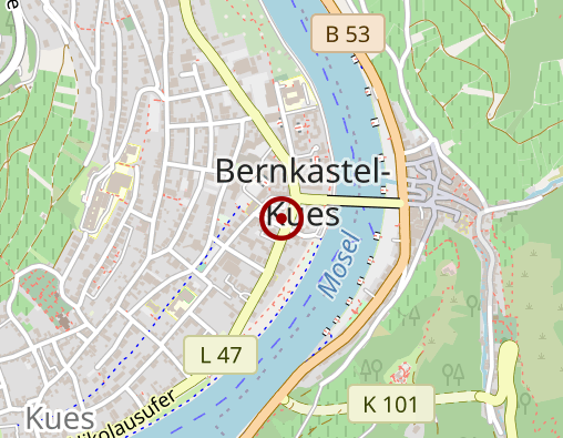 Karte: Sozialpsychatrischer Dienst (Kreisverwaltung Bernkastel-Wittlich)