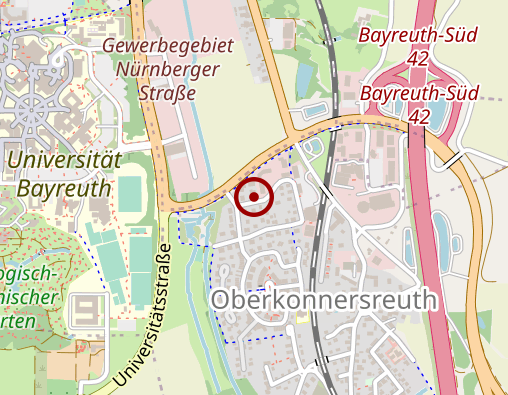 Karte: Pflegeeinrichtung Bayreuth