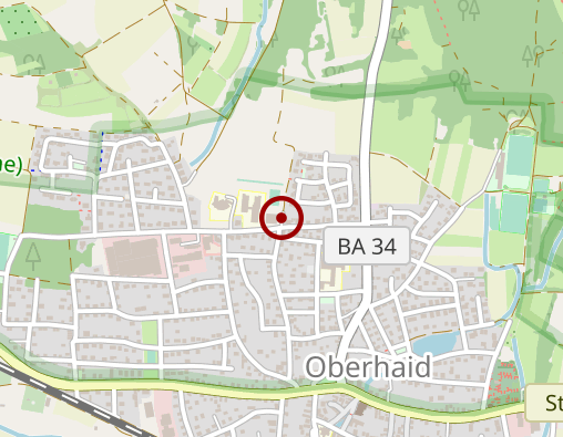 Karte: Seniorenzentrum AWO Sozialnetz Wohnanlage Oberhaid