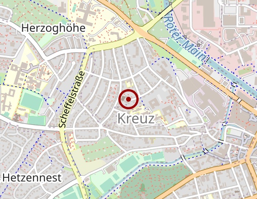 Karte: "Im Kreuz zu Haus"