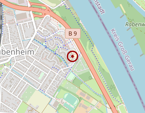 Karte: Theißtal Aue Alten- und Pflegeheim GmbH HvB Senioren Zentrum Zum Laubenheimer Ried ID 50035