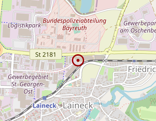 Karte: Werkstätten für behinderte Menschen gGmbH Diakonie Bayreuth