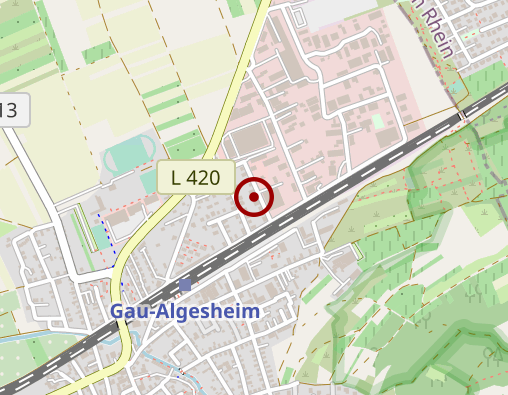 Karte: Taxi-Gau-Algesheim