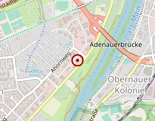 Karte: Sanitätshaus Aschaffenburg - Krüger, Kurt Diezel GmbH