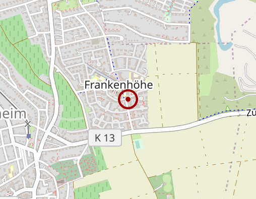 Karte: Pro Seniore Residenz Frankenhöhe