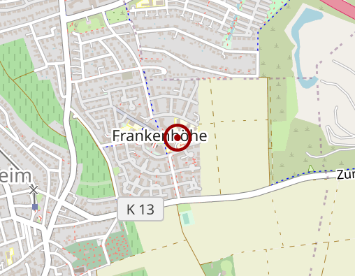 Karte: Amb. Dienst Pro Seniore Frankenhöhe