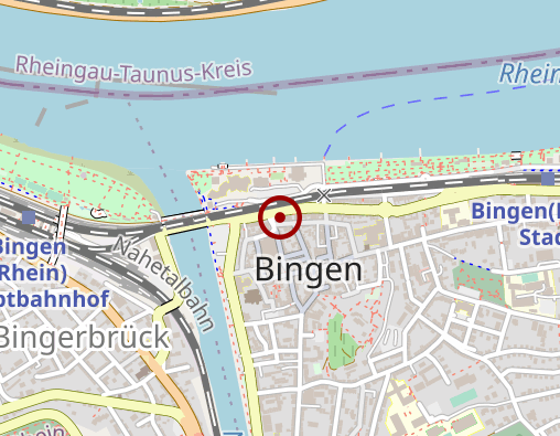 Karte: Gerontopsychiatrisch- geriatrische Tagesstätte der Rheinhessen-Fachklinik Alzey