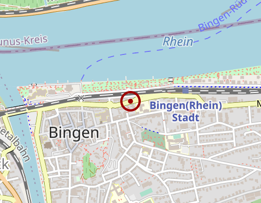 Karte: Reha-Med Bingen