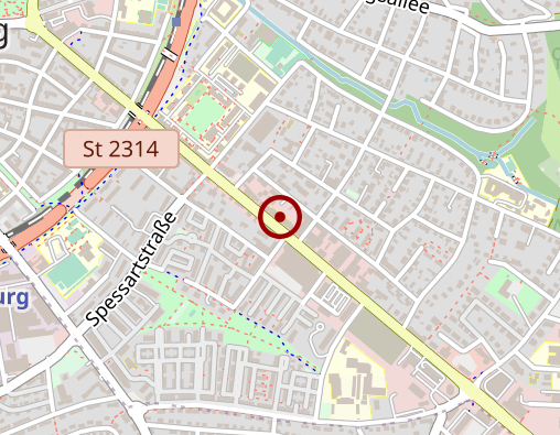 Karte: Matthias-Claudius-Haus Wohn- und Pflegeheim des Diakonischen Werkes Untermain e. V.