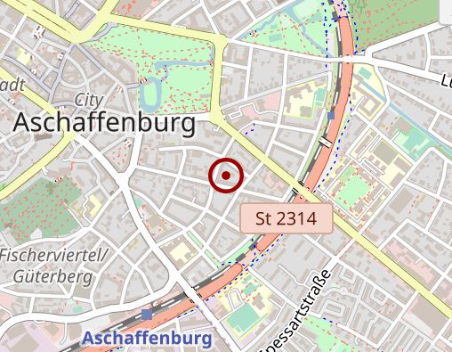 Karte: Münz Alfred Dipl.-Psych. Psychotherapeutische Praxis f. Kinder,Jugendliche+Erwachsene