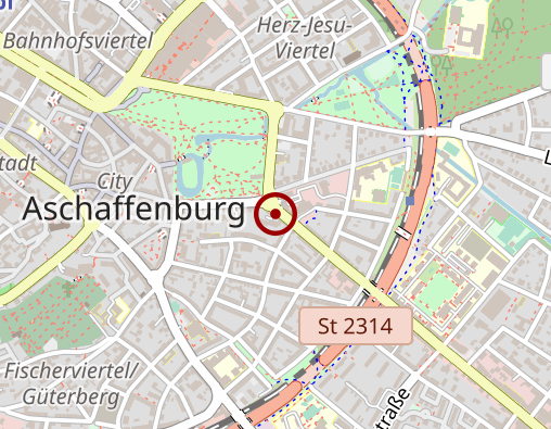 Karte: Beratungsstelle Demenz Untermain