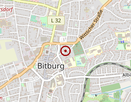 Karte: Rotkreuz-Sozialstation Bitburg