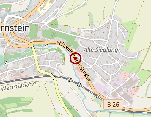 Karte: Tagespflege Mack - Werntal -