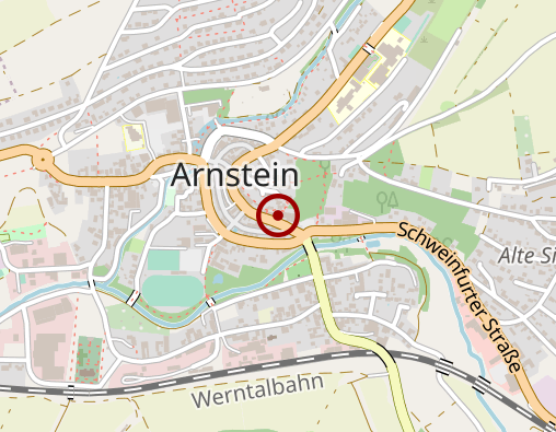 Karte: Freiherrlich Moritz von Hutten'sche Pfründnerspital Alten- und Pflegeheim Arnstein