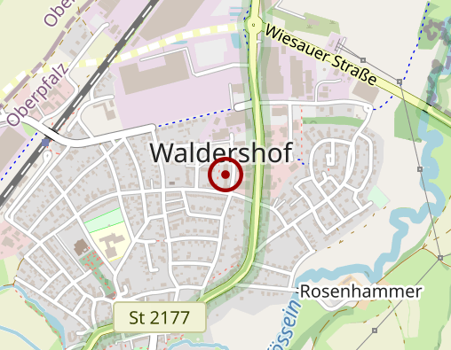 Karte: Sozialteam Senioren- Servicehaus Waldershof