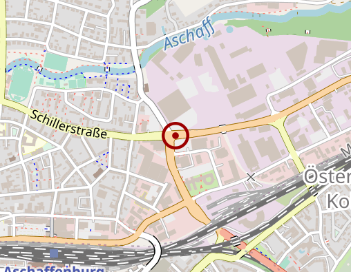 Karte: Malteser Hilfsdienst e. V. Aschaffenburg