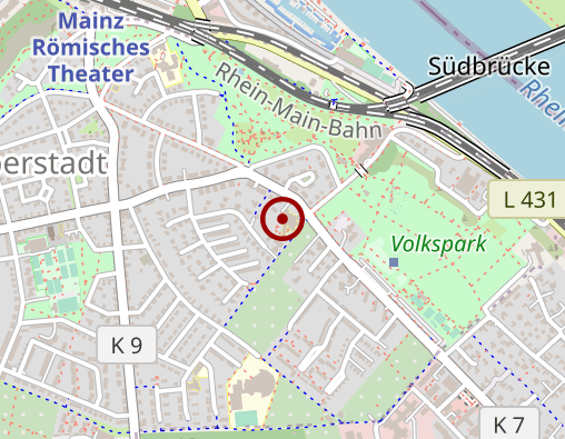 Karte: Arbeiterwohlfahrt Rheinland e.V. Seniorenzentrum