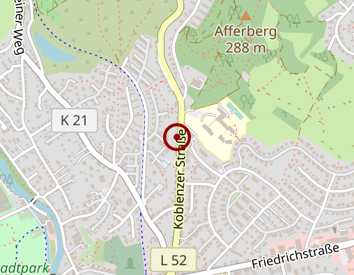 Karte: BERGFRIED Koblenzer Straße