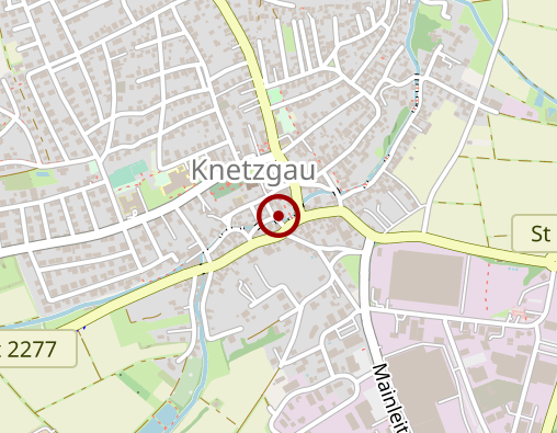 Karte: Caritas-Sozialstation Haßberge