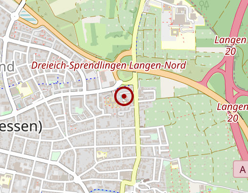 Karte: DRK-Senioren-Zentrum Langen gGmbH