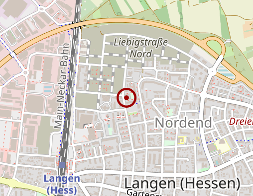 Karte: Begegnungszentrum Haltestelle Sozialstation