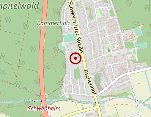 Karte: Diakonisches Werk Schweinfurt e.V. Tagespflege Schwebheim