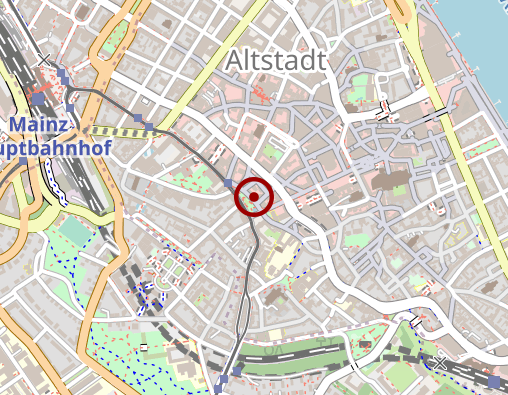 Karte: Römer-Apotheke am Fastnachtsbrunnen