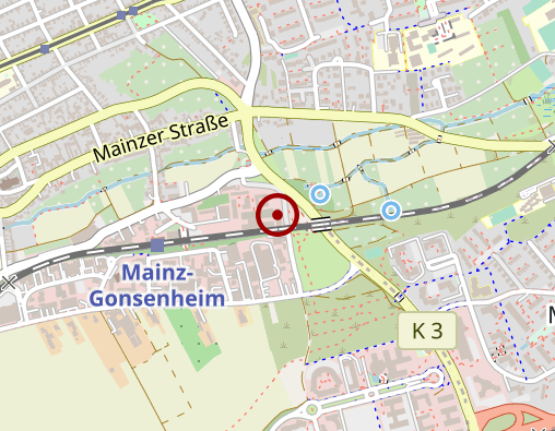 Karte: DRK Sozialstation Mainz-Bingen