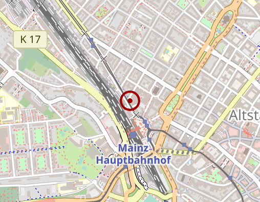 Karte: ABV GmbH Gesellschaft für angewandte Betriebspsychologie u. Verkehrssicherheit mbH