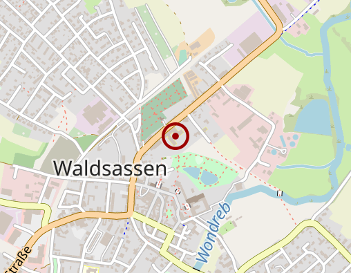 Karte: Kliniken Nordoberpfalz AG - Krankenhaus Waldsassen