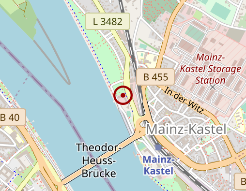 Karte: DLRG Kreisgruppe Rhein/Main e.V. Landesverband Hessen