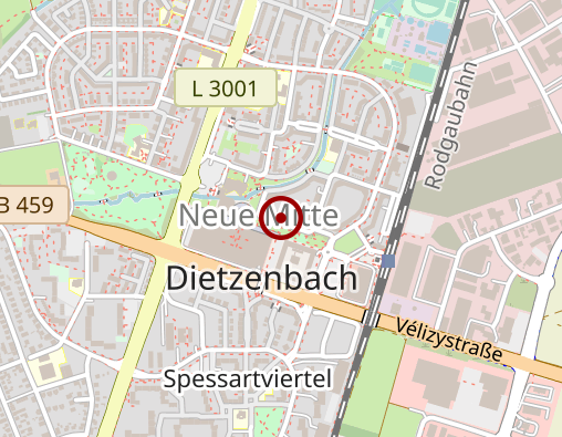 Karte: Psychosoziale Dienstleistungen (PSD) Bergstraße gGmbH