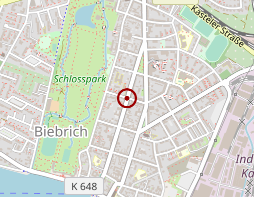 Karte: Asklepios Paulinen Klinik Wiesbaden TK Biebrich