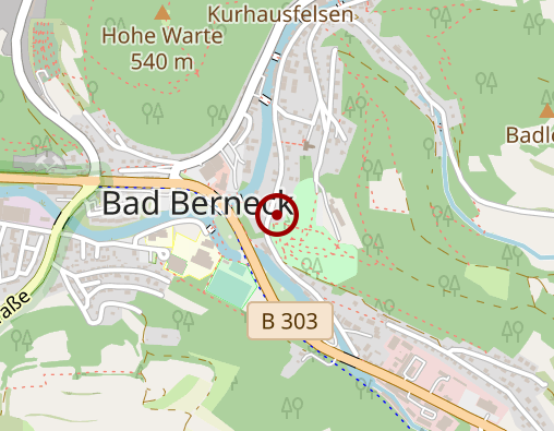 Karte: Zentrale Diakoniestation Bad Berneck des Diakonischen Werkes - Stadtmission Bayreuth e.V.