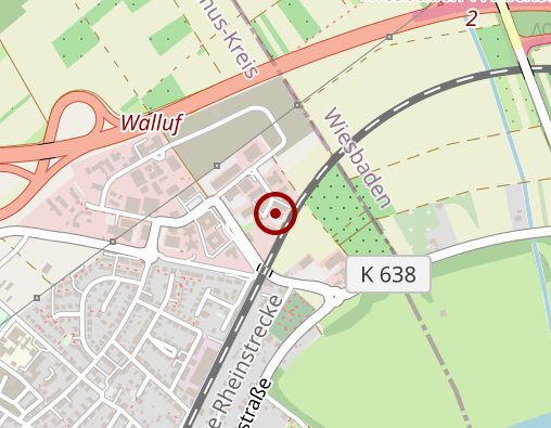 Karte: Kleintierzentrum Walluf Dr. Natalie Passavant u. Dr. Thorsten Werner