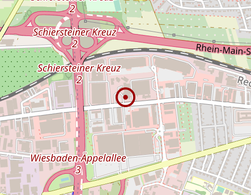 Karte: Werkstätten für behinderte Menschen Wfb Wiesbaden-Rheingau-Taunus