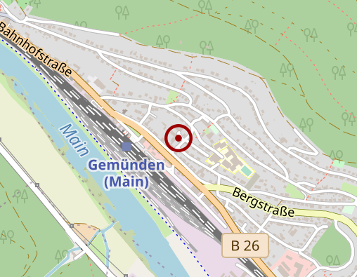 Karte: Kreisseniorenzentrum Gemünden