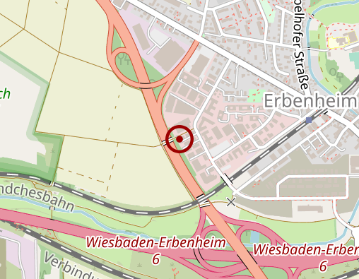 Karte: Älteste Taxizentrale in Wiesbaden