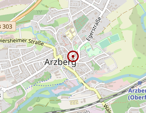 Karte: Diakoniestation Arzberg