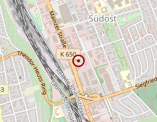 Karte: TÜV Hessen Begutachtungsstelle für Fahreignung