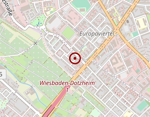 Karte: Pflegedienst Wiesbaden RF Ramadan und Fatos Bekteshi